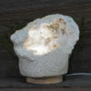 2.92kg Natural Calcite Geode Lamp with Large LED Light Base DN1604 1 2.92kg Natural Calcite Geode Lamp with Large LED Light Base DN1604 | Himalayan Salt Factory