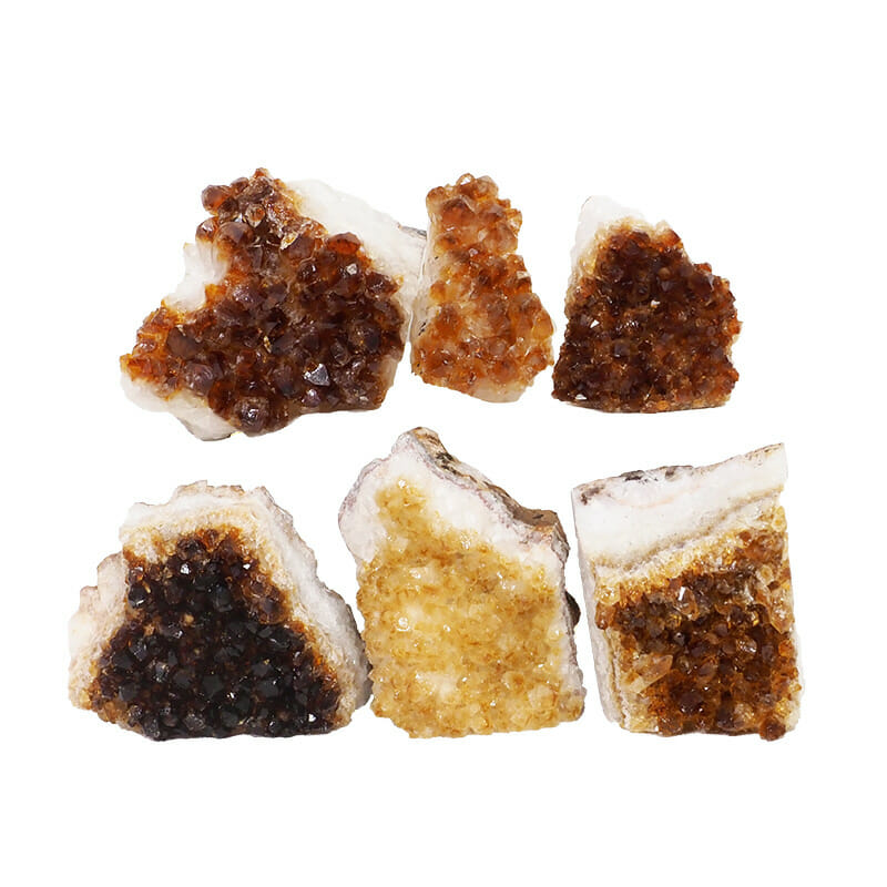 2.08kg Citrine Mini Cluster Specimen Set 6 Pieces DK777 3 2.08kg Citrine Mini Cluster Specimen Set 6 Pieces DK777 | Himalayan Salt Factory