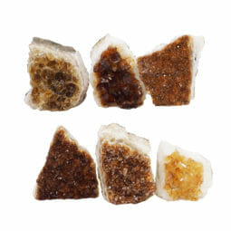 1.77kg Citrine Mini Cluster Specimen Set 6 Pieces J1955 | Himalayan Salt Factory