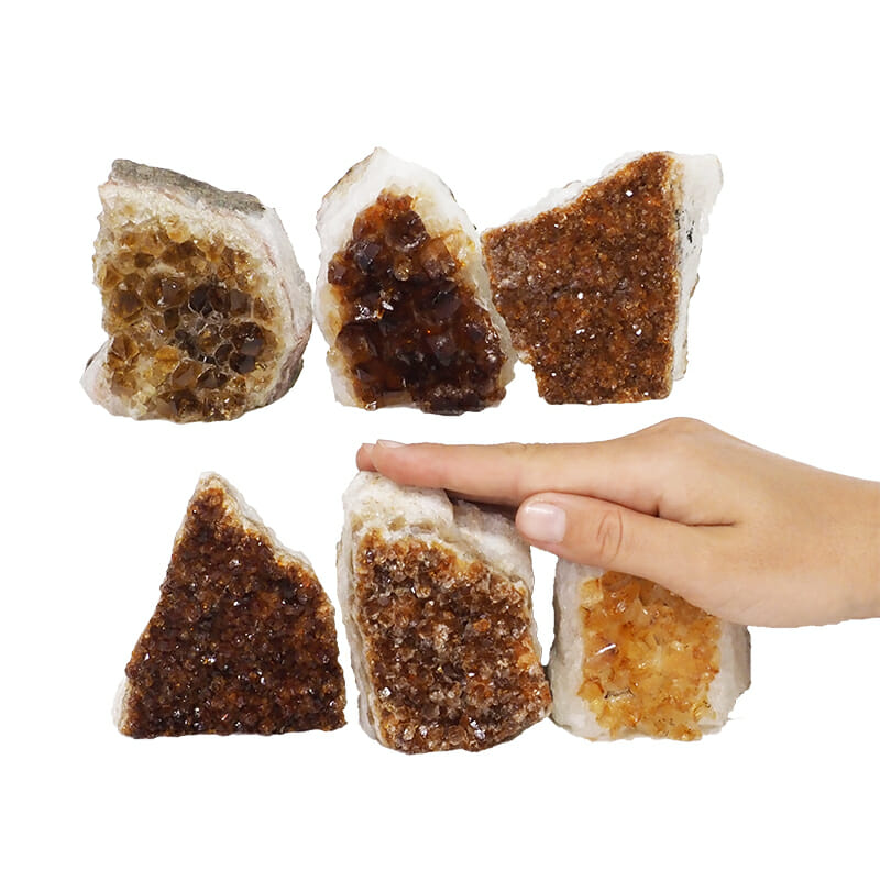 1.77kg Citrine Mini Cluster Specimen Set 6 Pieces J1955 4 1.77kg Citrine Mini Cluster Specimen Set 6 Pieces J1955 | Himalayan Salt Factory