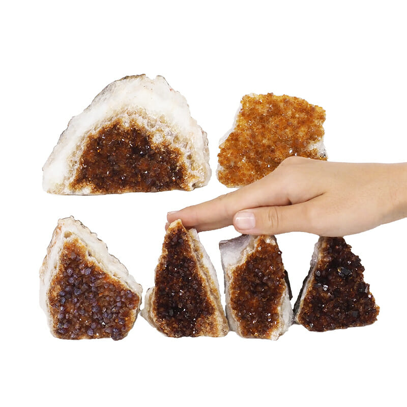 1.95kg Citrine Mini Cluster Specimen Set 6 Pieces J1957 4 1.95kg Citrine Mini Cluster Specimen Set 6 Pieces J1957 | Himalayan Salt Factory