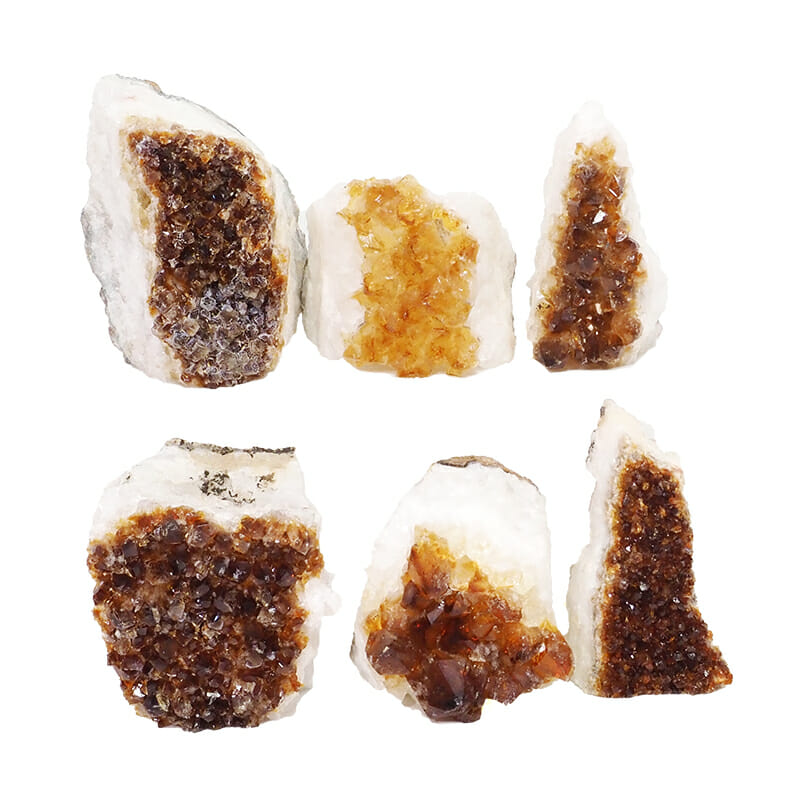 2.02kg Citrine Mini Cluster Specimen Set 6 Pieces J1962 3 2.02kg Citrine Mini Cluster Specimen Set 6 Pieces J1962 | Himalayan Salt Factory