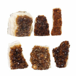 1.70kg Citrine Mini Cluster Specimen Set 6 Pieces J1964 | Himalayan Salt Factory