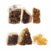1.80kg Citrine Mini Cluster Specimen Set 6 Pieces DK793 | Himalayan Salt Factory