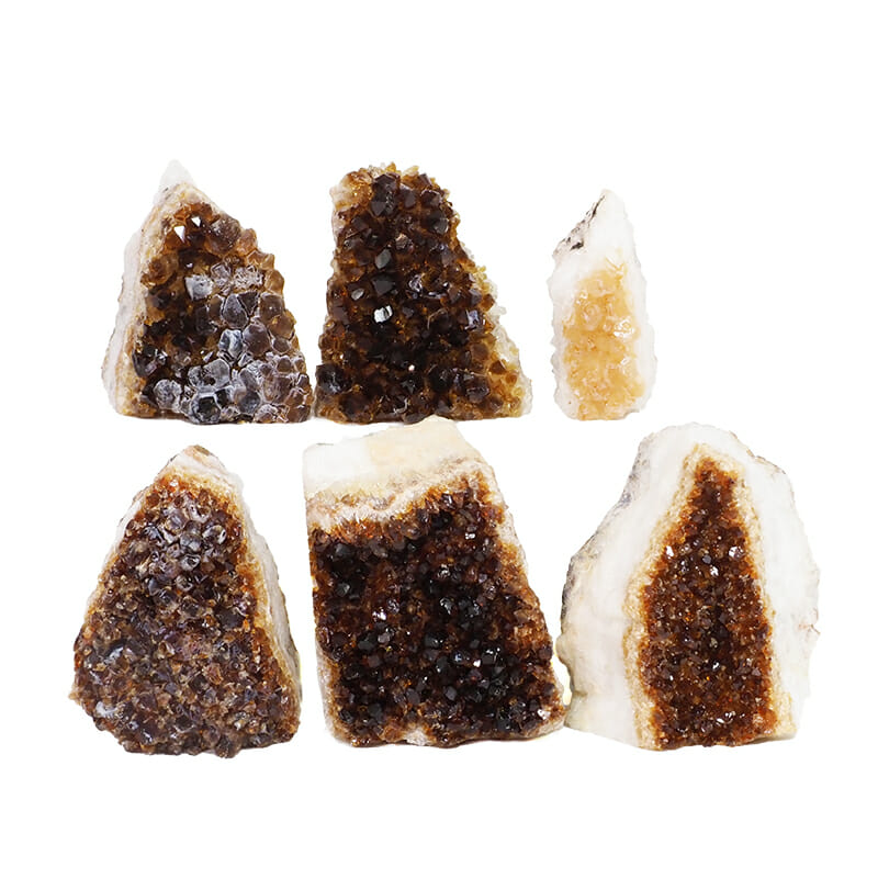 2.06kg Citrine Mini Cluster Specimen Set 6 Pieces DK797 3 2.06kg Citrine Mini Cluster Specimen Set 6 Pieces DK797 | Himalayan Salt Factory