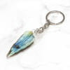 Labradorite Crystal Rough Keychain | Himalayan Salt Factory