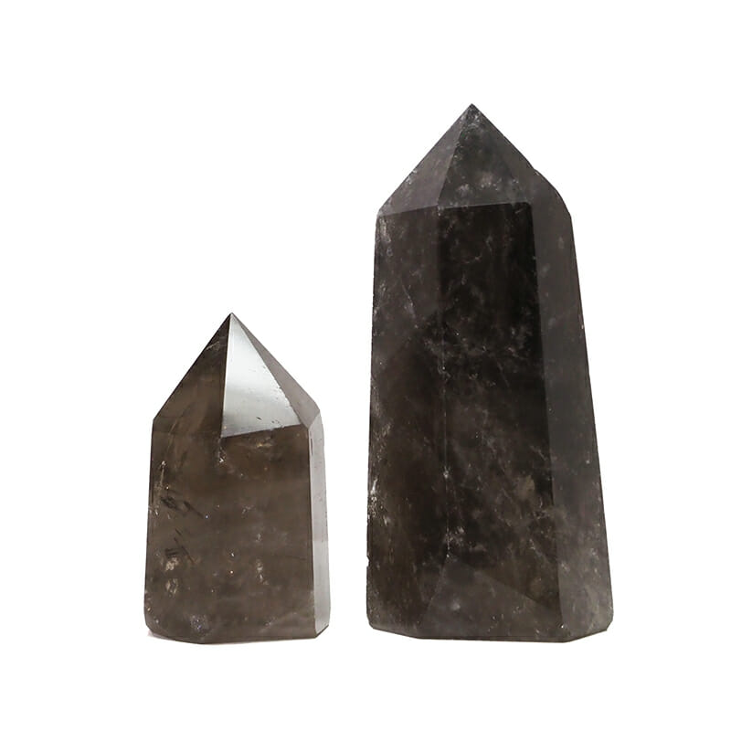 0.39kg Smoky Quartz Terminated Point set of 2 DK721 3 0.39kg Smoky Quartz Terminated Point set of 2 DK721 | Himalayan Salt Factory