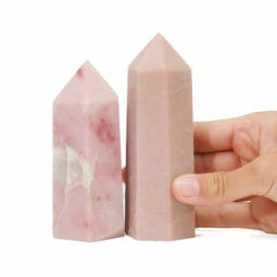 0.50kg Pink Opal Terminated Point set of 2 DK726 | Himalayan Salt Factory