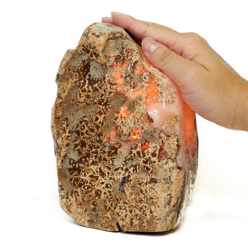 1.8kg Natural Brazilian River Agate Crystal Lamp S375 3 1.8kg Natural Brazilian River Agate Crystal Lamp S375 | Himalayan Salt Factory