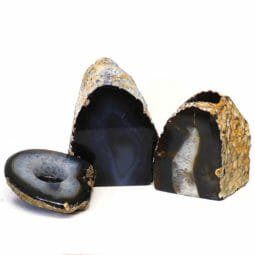 Agate Crystal Lamp Set 3 Pieces S238 7 Agate Crystal Lamp Set 3 Pieces S238 | Himalayan Salt Factory