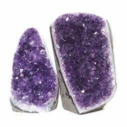 Amethyst Polished Crystal Druze Specimen Set 2 DS1976 | Himalayan Salt Factory