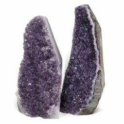 3.06kg Amethyst Polished Crystal Geode Specimen Set 2 Pieces DB039 6 3.06kg Amethyst Polished Crystal Geode Specimen Set 2 Pieces DB039 | Himalayan Salt Factory