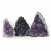 2.55kg Amethyst Crystal Geode Specimen Set 3 Pieces DB043 | Himalayan Salt Factory