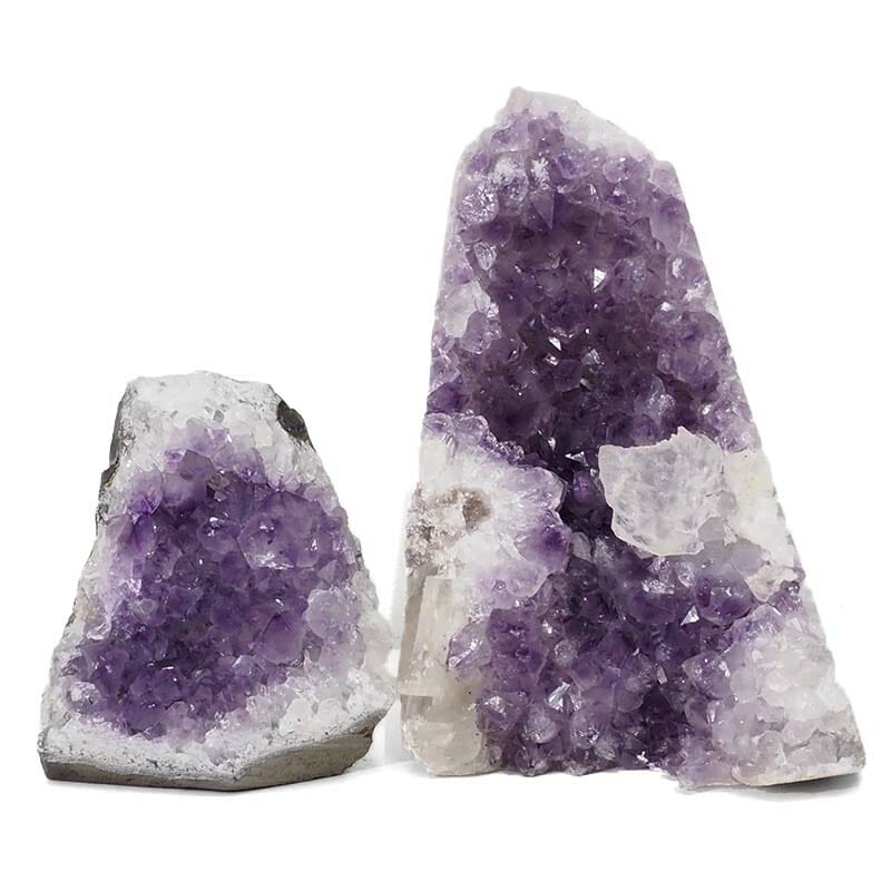 2.86kg Amethyst Crystal Geode Specimen Set 2 Pieces DB047 3 2.86kg Amethyst Crystal Geode Specimen Set 2 Pieces DB047 | Himalayan Salt Factory