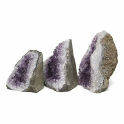 2.38kg Amethyst Crystal Geode Specimen Set 3 Pieces DB049 6 2.38kg Amethyst Crystal Geode Specimen Set 3 Pieces DB049 | Himalayan Salt Factory