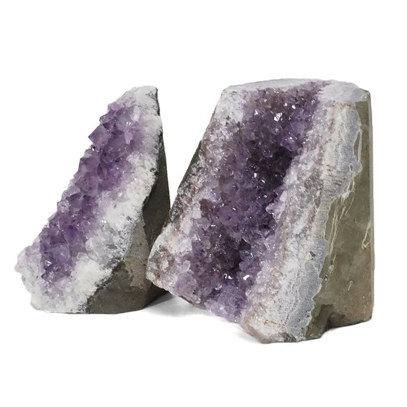 2.51kg Amethyst Crystal Geode Specimen Set 2 Pieces DB050 4 2.51kg Amethyst Crystal Geode Specimen Set 2 Pieces DB050 | Himalayan Salt Factory