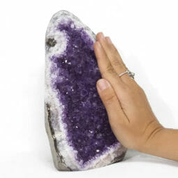 2.60kg Amethyst Polished Crystal Geode Specimen DB08 | Himalayan Salt Factory