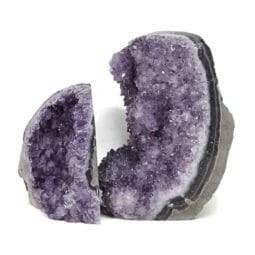 2.94kg Amethyst Polished Crystal Geode Specimen Set 2 Pieces DB11 6 2.94kg Amethyst Polished Crystal Geode Specimen Set 2 Pieces DB11 | Himalayan Salt Factory