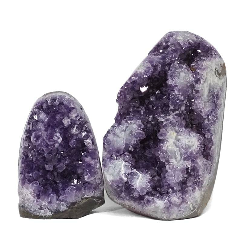 2.78kg Amethyst Polished Crystal Geode Specimen Set 2 Pieces DB13 3 2.78kg Amethyst Polished Crystal Geode Specimen Set 2 Pieces DB13 | Himalayan Salt Factory