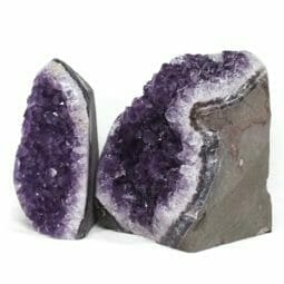 2.75kg Amethyst Polished Crystal Geode Specimen Set 2 Pieces DB14 6 2.75kg Amethyst Polished Crystal Geode Specimen Set 2 Pieces DB14 | Himalayan Salt Factory