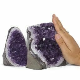 2.75kg Amethyst Polished Crystal Geode Specimen Set 2 Pieces DB14 7 2.75kg Amethyst Polished Crystal Geode Specimen Set 2 Pieces DB14 | Himalayan Salt Factory
