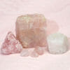 Divine Rose Quartz Crystal Set J287 | Himalayan Salt Factory