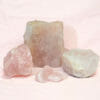 Divine Rose Quartz Crystal Set J289 2 Divine Rose Quartz Crystal Set J289 | Himalayan Salt Factory