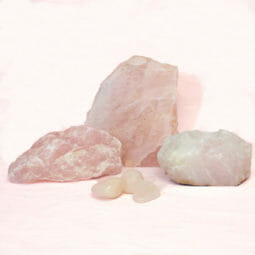 Divine Rose Quartz Crystal Set J309 | Himalayan Salt Factory