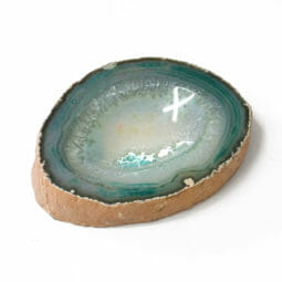 Green Agate Crystal Polished Bowl – Small (10cm-12cm) | Himalayan Salt Factory