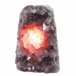 Natural Amethyst Crystal Lamp DR191 | Himalayan Salt Factory