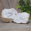 8.95kg Natural Calcite Geode Pair Set N432 | Himalayan Salt Factory