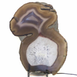 Natural Large Agate Crystal Slice Lamp J53 7 Natural Large Agate Crystal Slice Lamp J53 | Himalayan Salt Factory
