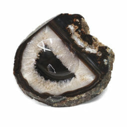 0.88kg Natural Agate Crystal Polished Bowl DR018 | Himalayan Salt Factory