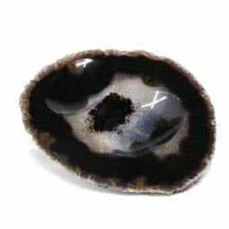0.85kg Natural Agate Crystal Polished Bowl DR020 | Himalayan Salt Factory