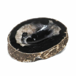 1.15kg Natural Agate Crystal Polished Bowl DR021 | Himalayan Salt Factory