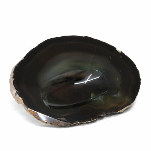 1.09kg Natural Agate Crystal Polished Bowl DR022 | Himalayan Salt Factory