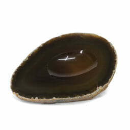1.01kg Natural Agate Crystal Polished Bowl DR025 | Himalayan Salt Factory