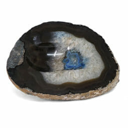 0.93kg Natural Agate Crystal Polished Bowl DR030 | Himalayan Salt Factory
