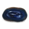 0.89kg Blue Agate Crystal Polished Bowl DR039 | Himalayan Salt Factory