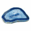 0.87kg Blue Agate Crystal Polished Bowl DR040 | Himalayan Salt Factory