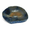 0.80kg Blue Agate Crystal Polished Bowl DR043 | Himalayan Salt Factory