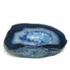 0.86kg Blue Agate Crystal Polished Bowl DR051 | Himalayan Salt Factory