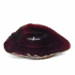 0.85kg Purple Agate Crystal Polished Bowl DR071 | Himalayan Salt Factory