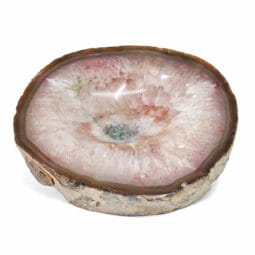 0.81kg Purple Agate Crystal Polished Bowl DR072 | Himalayan Salt Factory