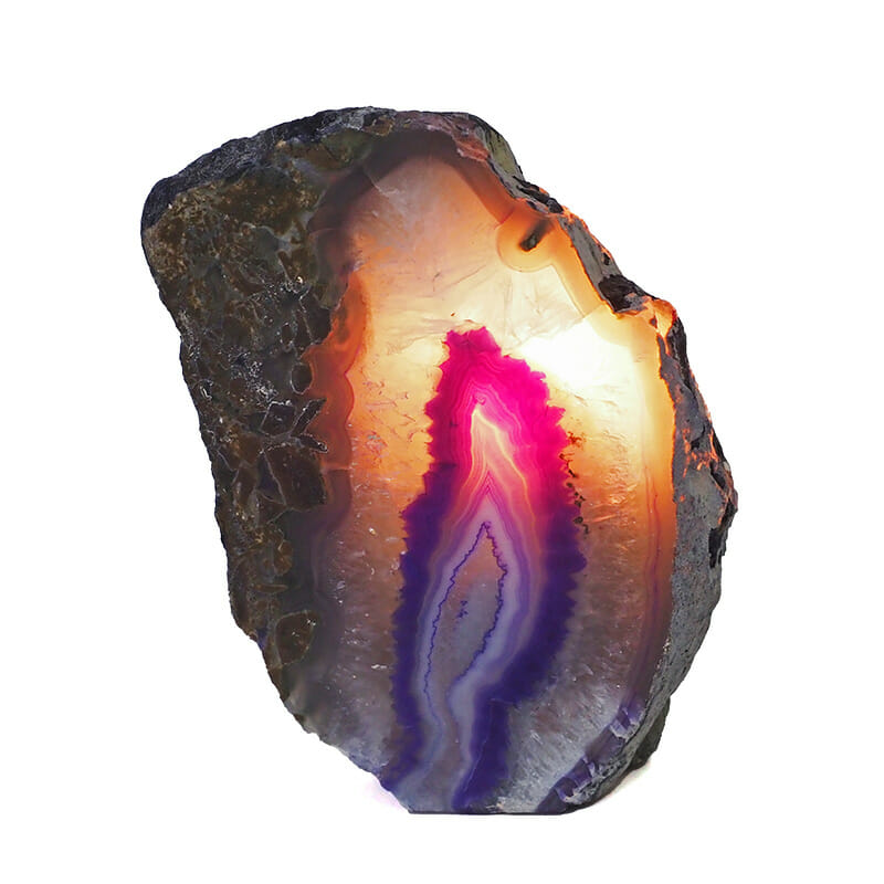 2.38kg Agate Crystal Lamp L034 4 2.38kg Agate Crystal Lamp L034 | Himalayan Salt Factory