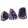 2.08kg Amethyst Polished Crystal Geode Specimen Set 3 Pieces DR097 2 2.08kg Amethyst Polished Crystal Geode Specimen Set 3 Pieces DR097 | Himalayan Salt Factory