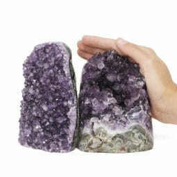 2.16kg Amethyst Polished Crystal Geode Specimen Set 2 Pieces DR139 5 2.16kg Amethyst Polished Crystal Geode Specimen Set 2 Pieces DR139 | Himalayan Salt Factory