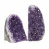 2.08kg Amethyst Polished Crystal Geode Specimen Set 2 Pieces DR140 2 2.08kg Amethyst Polished Crystal Geode Specimen Set 2 Pieces DR140 | Himalayan Salt Factory