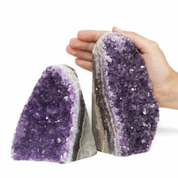 2.08kg Amethyst Polished Crystal Geode Specimen Set 2 Pieces DR140 5 2.08kg Amethyst Polished Crystal Geode Specimen Set 2 Pieces DR140 | Himalayan Salt Factory