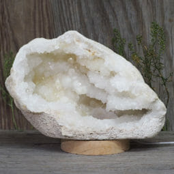 2.90kg Natural Calcite Geode Lamp with Large LED Light Base DB075 8 2.90kg Natural Calcite Geode Lamp with Large LED Light Base DB075 | Himalayan Salt Factory